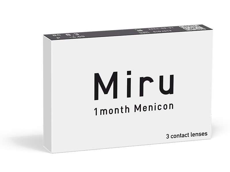 Lenti a contatto MIRU 1MONTH MENICON 3 lenti di Soleko Menicon