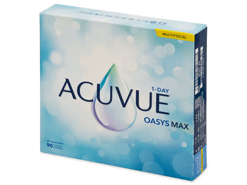 Lenti a contatto giornaliere ACUVUE OASYS MAX 1-DAY MULTIFOCAL 90 lenti di Johnson & Johnson