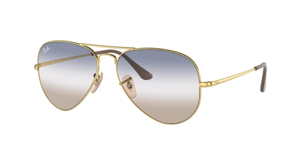 Occhiali da sole RAY-BAN RB3689 001/GD AVIATOR METAL II